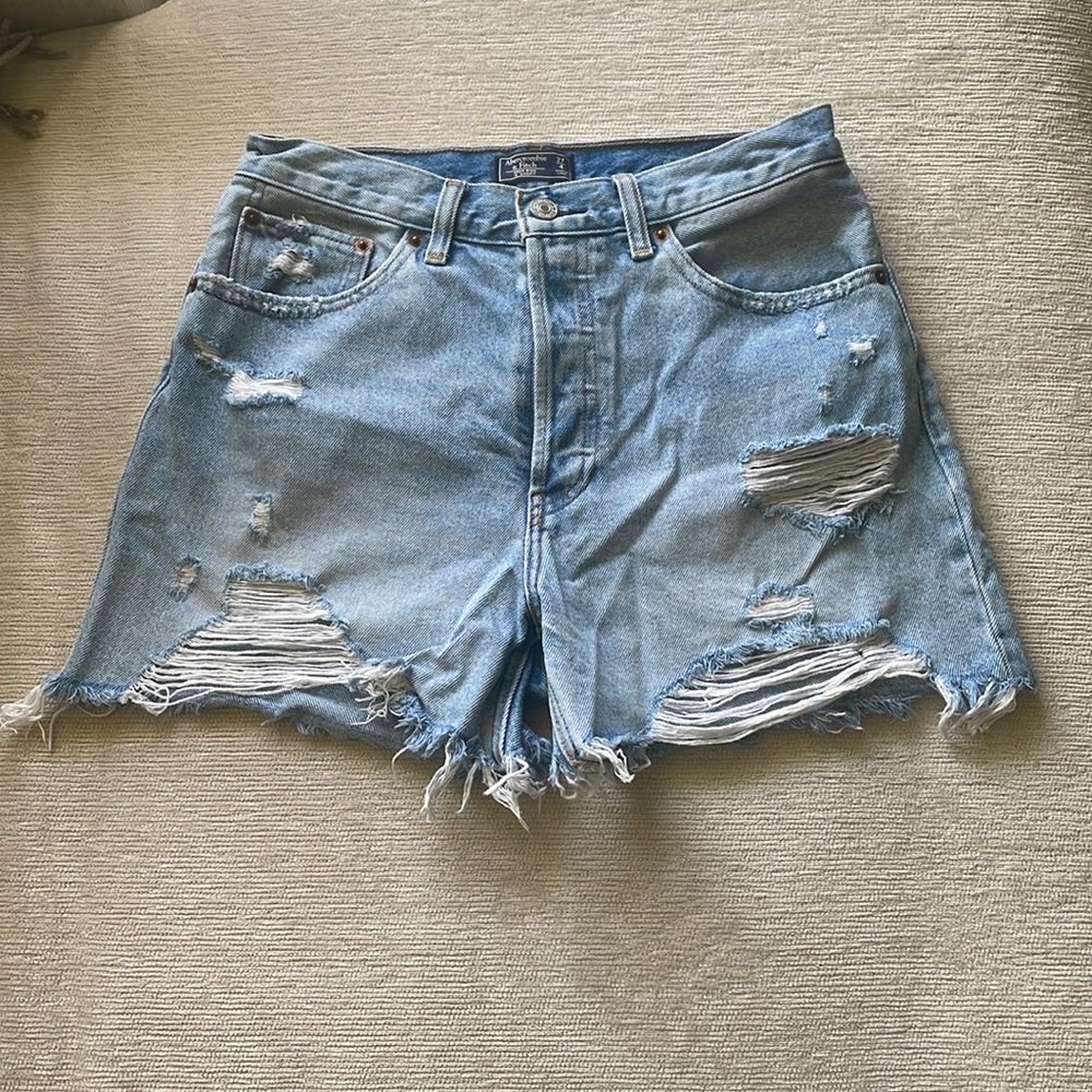 Abercrombie & Fitch High Rise 4” Shorts (lightly used!)